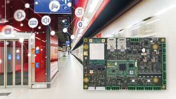 Bahnhof mit LTE- und GSM-R-fähigen Intercom-Modul