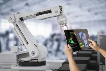 Control of a robot via GUI