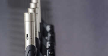 Condenser microphones in a row
